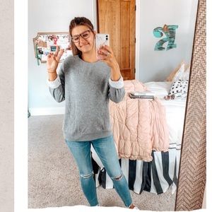 Grey sweatshirt
